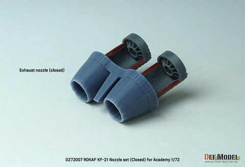 DEFモデル DZ72007 1/72 韓国空軍 KF-21 ポラメ 排気ノズル クローズ (アカデミー用)
