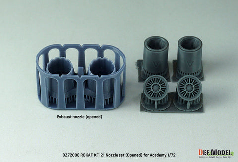 DEFモデル DZ72008 1/72 韓国空軍 KF-21 ポラメ 排気ノズル オープン (アカデミー用)