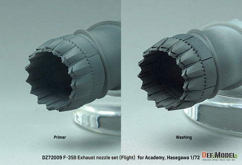 DEFモデル DZ72009 1/72 1/72 F-35B ライトニングII 排気ノズル 飛行状態 (アカデミー/ ハセガワ用)