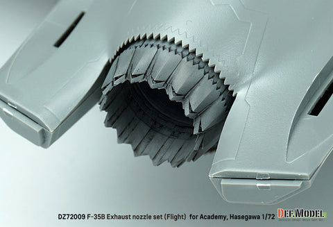DEFモデル DZ72009 1/72 1/72 F-35B ライトニングII 排気ノズル 飛行状態 (アカデミー/ ハセガワ用)