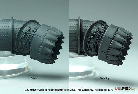 DEFモデル DZ72010 1/72 F-35B ライトニングII 排気ノズル STOL状態 (アカデミー/ ハセガワ用)
