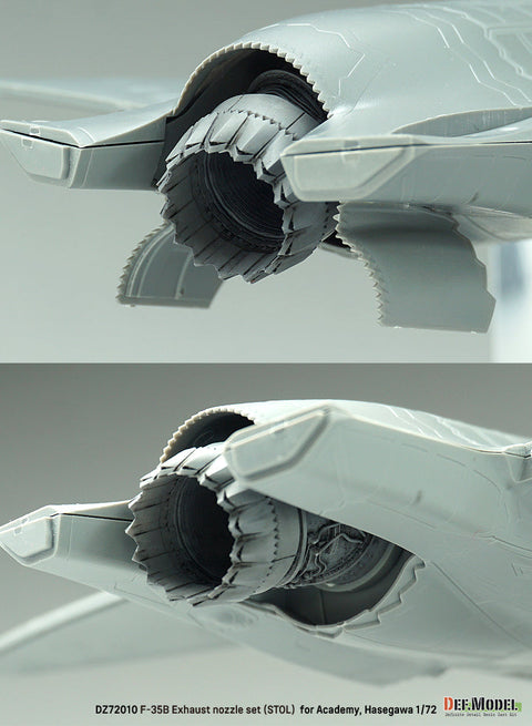 DEFモデル DZ72010 1/72 F-35B ライトニングII 排気ノズル STOL状態 (アカデミー/ ハセガワ用)