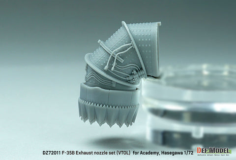 DEFモデル DZ72011 1/72 F-35B ライトニングII 排気ノズル VTOL状態 (アカデミー/ ハセガワ用)