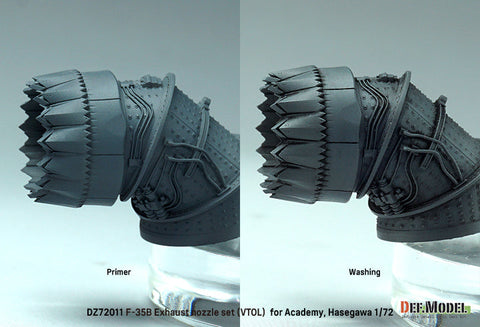 DEFモデル DZ72011 1/72 F-35B ライトニングII 排気ノズル VTOL状態 (アカデミー/ ハセガワ用)