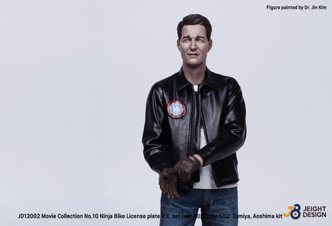 DEFモデル JD12002 1/12 GPZ900R Ninja ナンバープレートセット ムービーコレクション No.10(タミヤ/ アオシマ用)