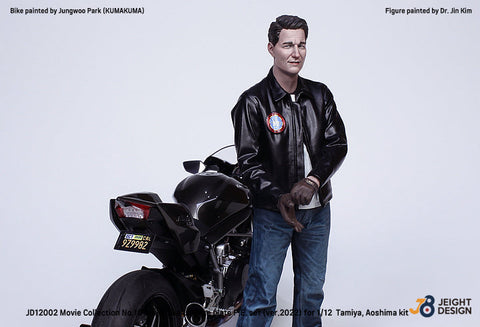 DEFモデル JD12002 1/12 GPZ900R Ninja ナンバープレートセット ムービーコレクション No.10(タミヤ/ アオシマ用)