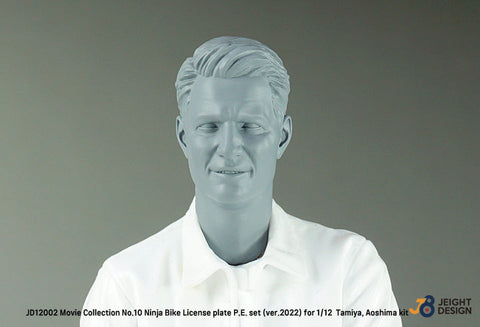DEFモデル JD12002 1/12 GPZ900R Ninja ナンバープレートセット ムービーコレクション No.10(タミヤ/ アオシマ用)
