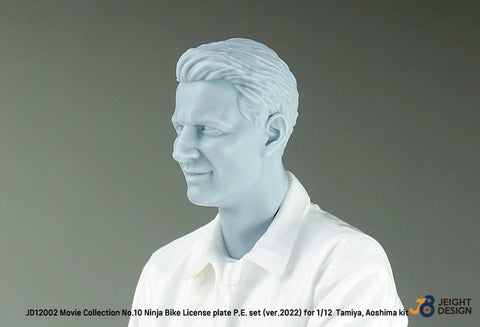 DEFモデル JD12002 1/12 GPZ900R Ninja ナンバープレートセット ムービーコレクション No.10(タミヤ/ アオシマ用)