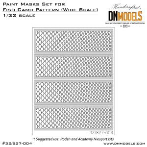 DNモデル 32/827-004 1/32 WWI フィッシュカモフラージュ(ワイド)