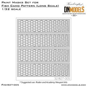 DNモデル 32/827-005 1/32 WWI フィッシュカモフラージュ(ロング)