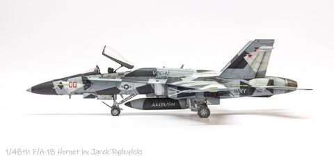 DNモデル 72/827-032 1/72 F/A-18 ホーネット アグレッサー アークティック スプリンター 迷彩塗装マスク(全キット用)