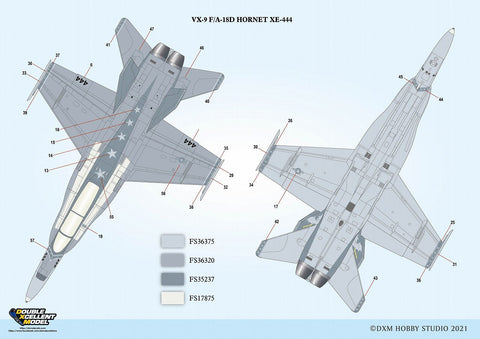 DXM 11-3115 1/32 アメリカ海軍 F/A-18D ホーネット VX-9 ヴァンパイアーズ