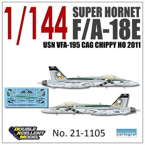 DXM 21-1105 1/144 アメリカ海軍 F/A-18E VFA-195 ダムバスターズ 2011 チィッピーホー