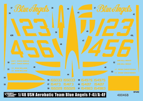 DXM 21-4250 1/48 アメリカ海軍 A-4F & F-4J エアロバティックチーム ブルーエンジェルス