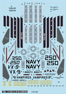 DXM 31-3214 1/32 アメリカ海軍 F/A-18F スーパーホーネット VX-9 ヴァンパイアーズ