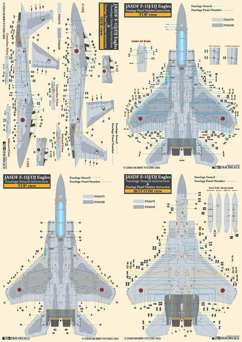 DXM 31-4265 1/48 航空自衛隊 F-15J/DJ アグレッサー Vol.2