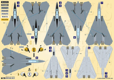 DXM 31-4270 1/48 アメリカ海軍 F-14B トムキャット VF-103 ジョリーロジャース 2000-2004