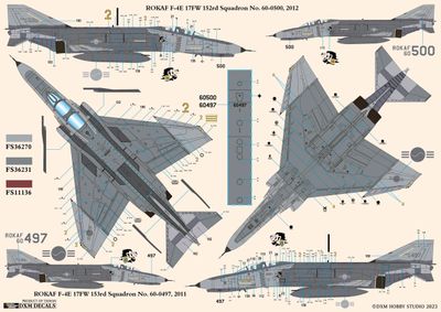 DXM 31-7150 1/72 イスラエル空軍・大韓民国空軍 F-4E ファントム コレクション#1