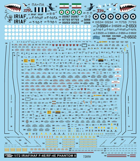 DXM 1/72 41-7151 ギリシャ空軍&イラン空軍 F-4E/RF-4E ファントム コレクション #2