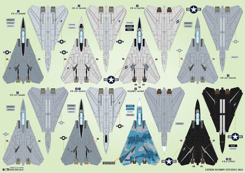 DXM 51-7160 1/72 アメリカ海軍 VF-31/VF-32/VF-103/VF-213/NSAWC F-14 トムキャットコレクション #5