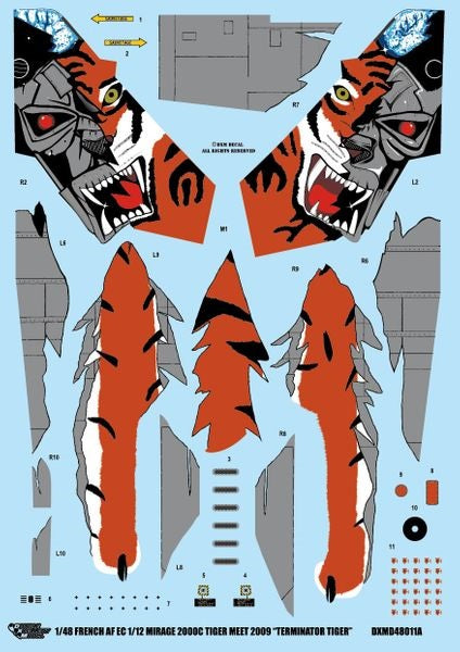 DXM 71-4230 1/48 フランス空軍 M2000C EC1/12 タイガーミート 2009