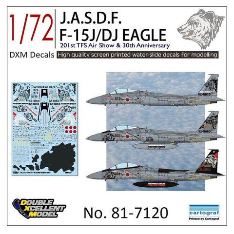 DXM 81-7120 1/72 航空自衛隊 F-15J/DJ イーグル 第201飛行隊 30周年記念
