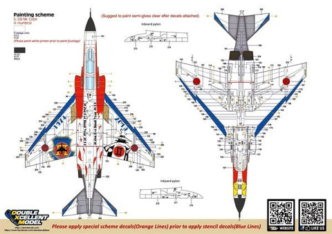 DXM 91-7129 1/72 航空自衛隊 F-4EJ改 スーパーファントム 302SQ F-4 ファイナルイヤー 2019 尾白鷲 ホワイト
