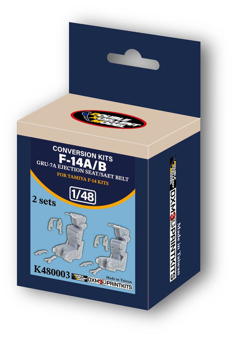 DXM K0003 1/48 F-14A/B GRU-7A 射出座席/シートベルト(2 sets)