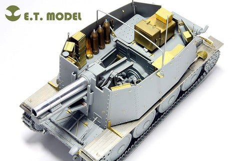 E.T.モデル E35-005 1/35 WWII ドイツ Sd.Kfz.138/1 H型 15cm sIG33/1 “グリレ”(ドラゴン 6470用)