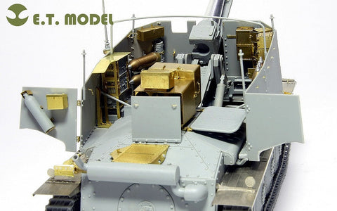 E.T.モデル E35-005 1/35 WWII ドイツ Sd.Kfz.138/1 H型 15cm sIG33/1 “グリレ”(ドラゴン 6470用)