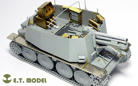 E.T.モデル E35-005 1/35 WWII ドイツ Sd.Kfz.138/1 H型 15cm sIG33/1 “グリレ”(ドラゴン 6470用)