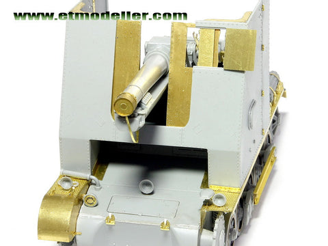 E.T.モデル E35-007 1/35 WWII ドイツ I号戦車 B型 15cm "バイソン"(ドラゴン 6259用)