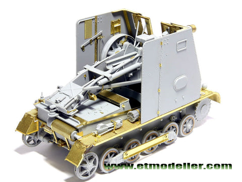 E.T.モデル E35-007 1/35 WWII ドイツ I号戦車 B型 15cm "バイソン"(ドラゴン 6259用)