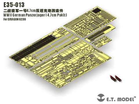 E.T.モデル E35-013 1/35 WWII ドイツ I号 4.7cm 対戦車自走砲(ドラゴン 6230用)
