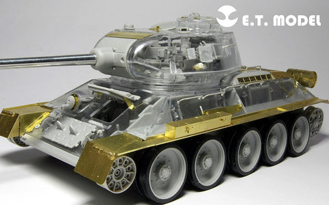 E.T.モデル E35-020 1/35 WWIIソビエト T-34/85 ベーシックセット(AFV CLUB 35S56用)
