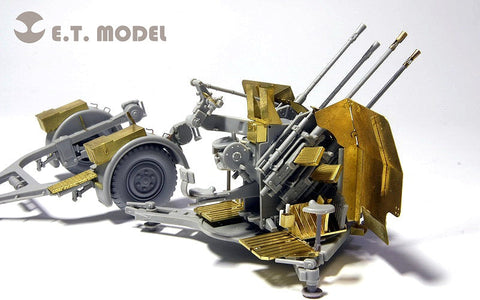 E.T.モデル E35-027 1/35 WWII ドイツ 2cm FLAK 38 対空砲(トランぺッター 02309用)