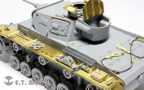 E.T.モデル E35-030 1/35 WWII ドイツ III号戦車J型 ベーシックセット(ドラゴン 6463/6394用)