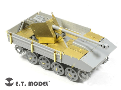 E.T.モデル E35-070 1/35 WWII ドイツ 7.5cm Pak 40/4 RSO搭載型(ドラゴン 6640用)