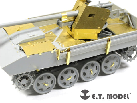E.T.モデル E35-070 1/35 WWII ドイツ 7.5cm Pak 40/4 RSO搭載型(ドラゴン 6640用)