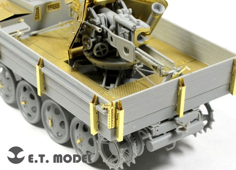E.T.モデル E35-070 1/35 WWII ドイツ 7.5cm Pak 40/4 RSO搭載型(ドラゴン 6640用)