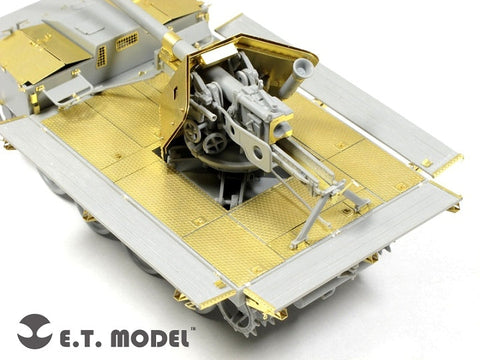 E.T.モデル E35-070 1/35 WWII ドイツ 7.5cm Pak 40/4 RSO搭載型(ドラゴン 6640用)