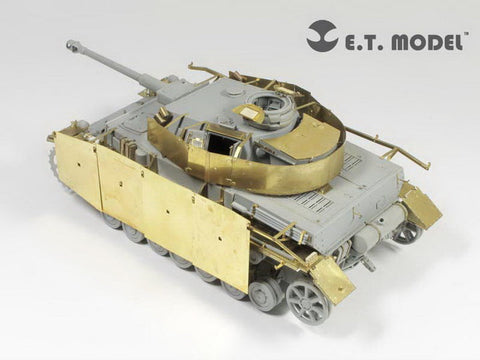 E.T.モデル E35-086 1/35 WWII ドイツ IV号戦車 G型 1943年4-5月生産車 シュルツェン(ドラゴン 6594用)