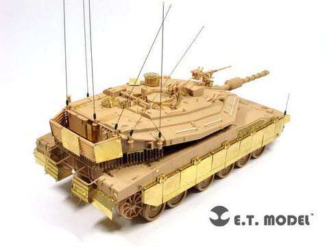 E.T.モデル E35-097 1/35 イスラエル国防軍 メルカバ Mk.IV LIC ベーシックセット(アカデミー 13227用)