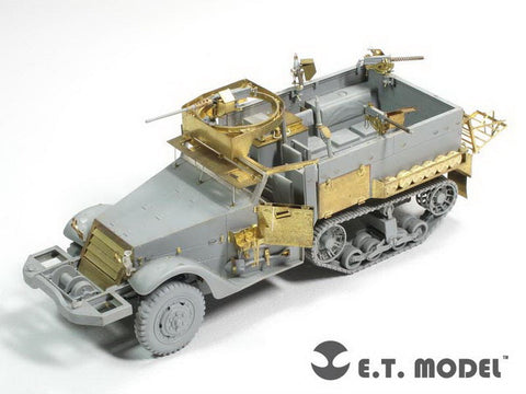 E.T.モデル E35-144 1/35 WWIIアメリカ M2A1 ハーフトラック(ドラゴン 6329用)