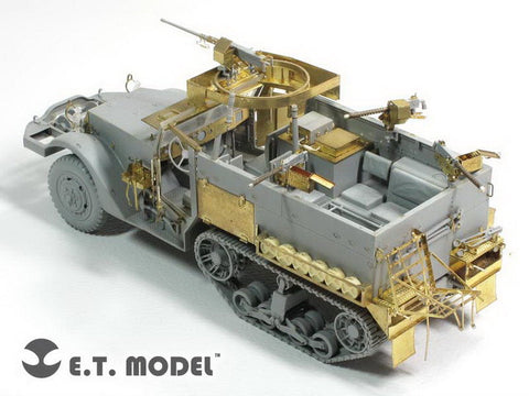 E.T.モデル E35-144 1/35 WWIIアメリカ M2A1 ハーフトラック(ドラゴン 6329用)