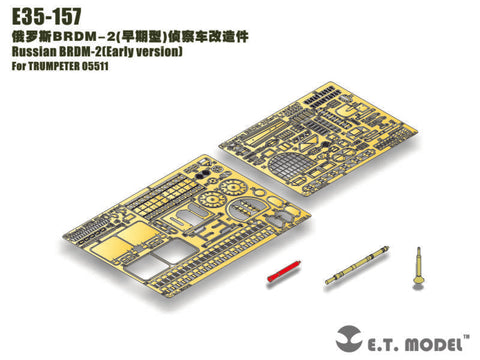 E.T.モデル E35-157 1/35 ロシア BRDM-2(初期型)(トランぺッター 05511用)