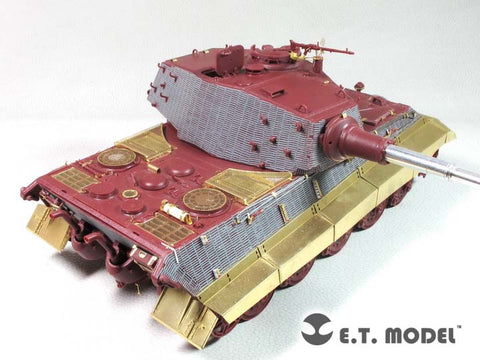 E.T.モデル E35-259 1/35 WWII ドイツ キングタイガー(ヘンシェル砲塔)ベーシックセット(モンモデル 用)