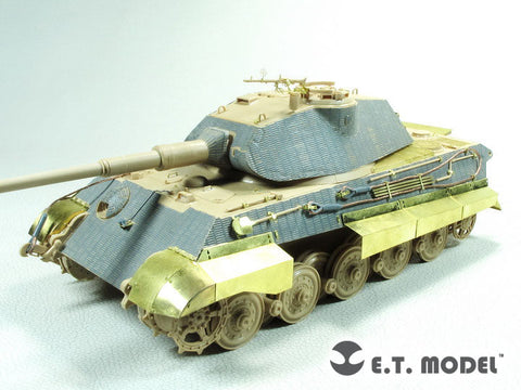 E.T.モデル E35-273 1/35 WWII ドイツ キングタイガー ポルシェ砲塔用ベーシックセット(モンモデル 用)