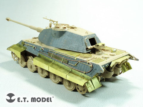 E.T.モデル E35-273 1/35 WWII ドイツ キングタイガー ポルシェ砲塔用ベーシックセット(モンモデル 用)