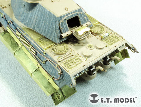E.T.モデル E35-273 1/35 WWII ドイツ キングタイガー ポルシェ砲塔用ベーシックセット(モンモデル 用)